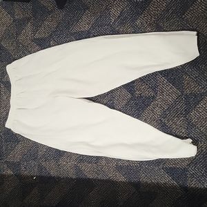 White hanes sweatpants